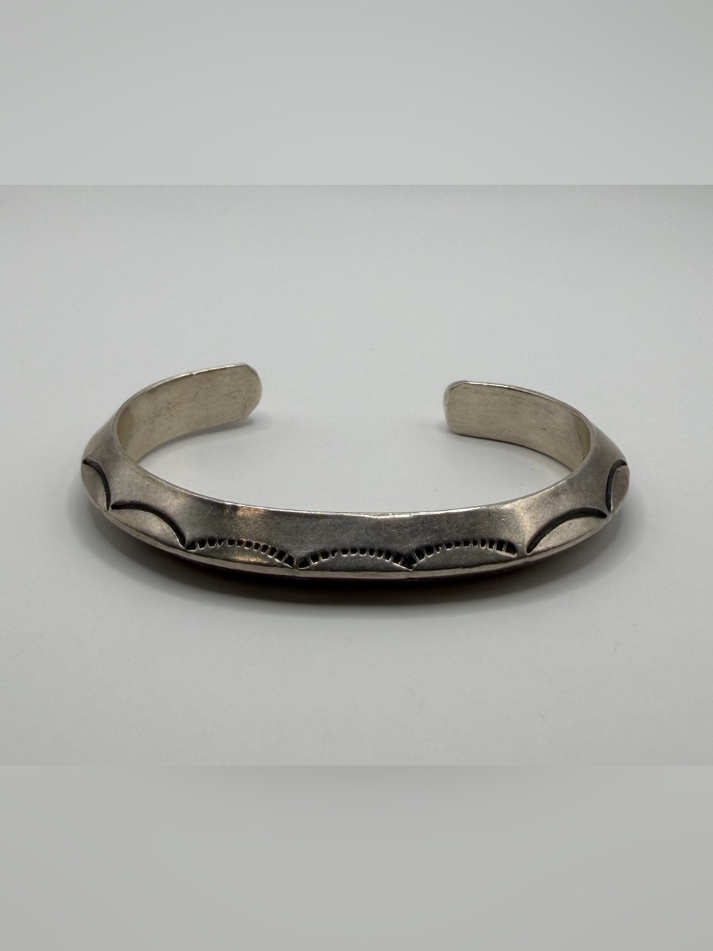 Sterling Silver 925 Cuff Bracelet - Vintage Native American